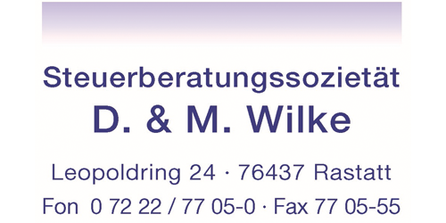 Steuerberatungssozietät D. & M. Wilke - Logo